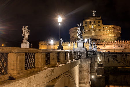 Vatican City landmark during nighttime thumbnail