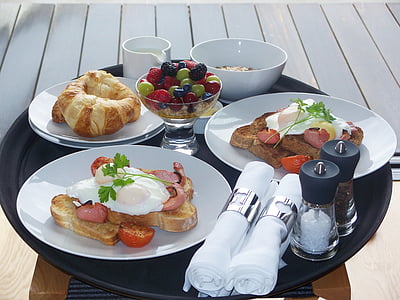 assorted breakfast on plate thumbnail