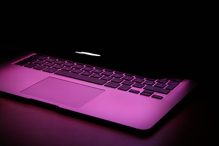 Laptop Computer on Black Surfce thumbnail
