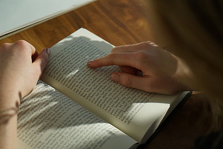 person reading a book thumbnail
