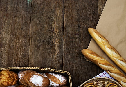 Stick Breads on Wooden Plank thumbnail