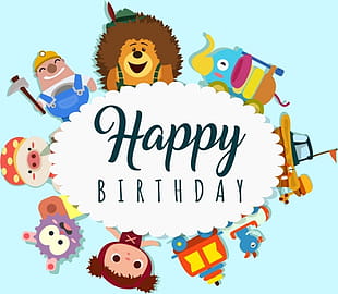 Birthday Banner Eventful Style Balloon Star Gift Icons Eps Ai