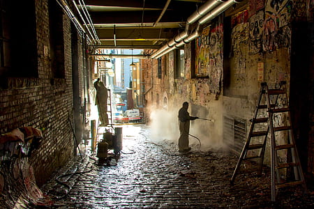 photo of two person washing wall thumbnail