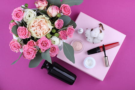 flowers, petals, bouquet, roses thumbnail