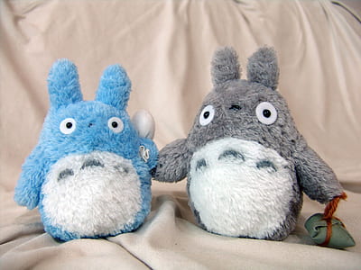 blue and gray animal plush toys thumbnail