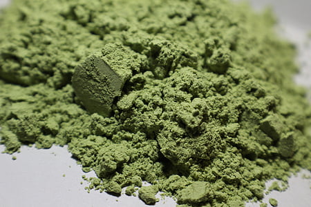 green powder on white surface thumbnail
