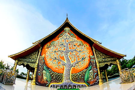 Tree of Life Embossed Artwork on Structure thumbnail