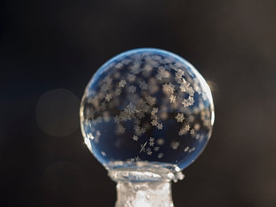 glass globe with white base thumbnail