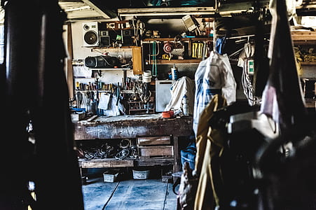 stock room with assorted tools thumbnail