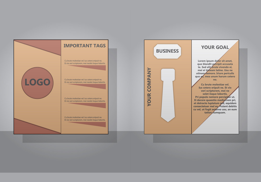 set of brochures and abstract flyer design vector eps ai free graphics for brochures