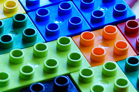 close up photo of Lego brick lot thumbnail