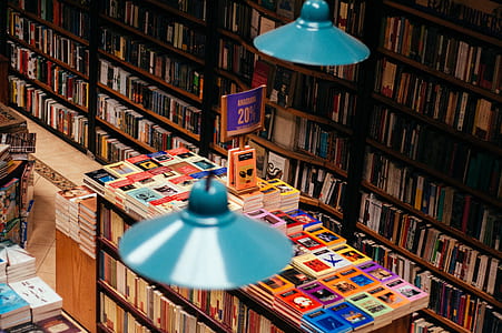 assorted book on shelf thumbnail