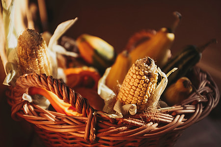 Closeup shot of a basket of vegetables thumbnail