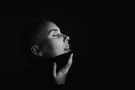 Monochrome Photography of A Person thumbnail