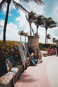 assorted artwork display on street thumbnail