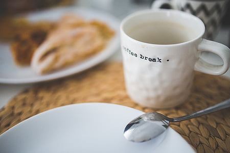 empty mug near plate thumbnail