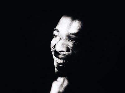 grayscaled photo of man thumbnail