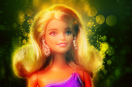 Barbie doll wearing purple top thumbnail
