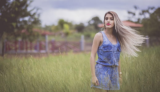 landscape, sunset, fashion, woman thumbnail