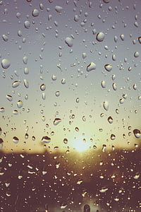 closeup photography of dew on glass thumbnail