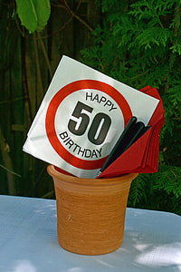 invitation card on brown pot thumbnail