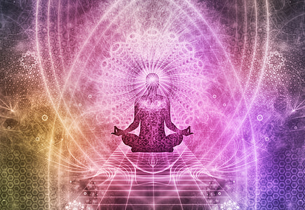 photo of sitting man and meditating artwork thumbnail