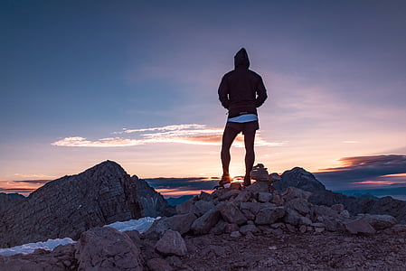 person on top of the mountain thumbnail