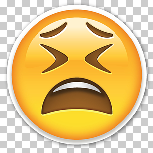 Emoji Smiley Sticker Meaning Feeling, Sad Emoji Free , illustration of frustrated emoji sticker PNG clipart