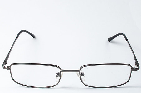 eyeglasses with black frames thumbnail
