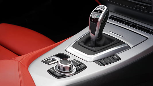 silver vehicle gear shift lever thumbnail