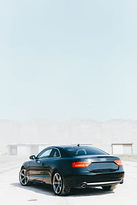 black Audi coupe thumbnail