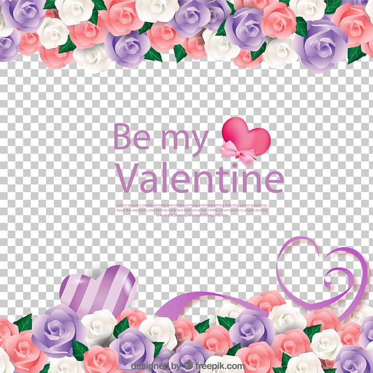 Euclidean Flower When My Valentine Flower Background Png