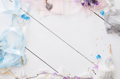 white and blue ribbons thumbnail