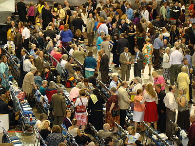 people gathering inside building thumbnail