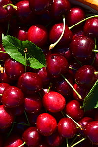 red cherry lot close-up photography thumbnail