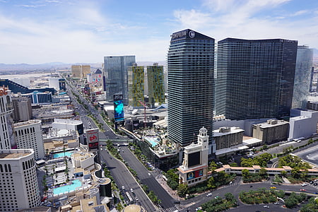 bird's-eye view photography of high rise buildings thumbnail