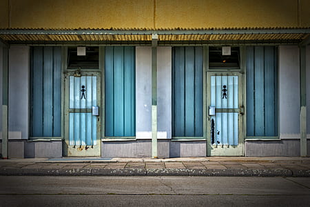 clear glass door panels in front of road thumbnail