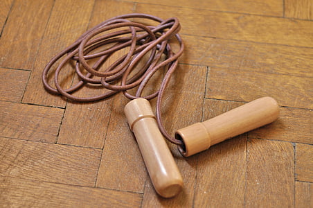 brown jumping rope on brown flooring thumbnail