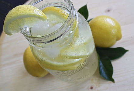 lemon wedges in clear glass mason jar thumbnail