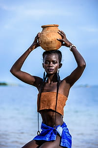 Woman Wearing Brown Tube thumbnail