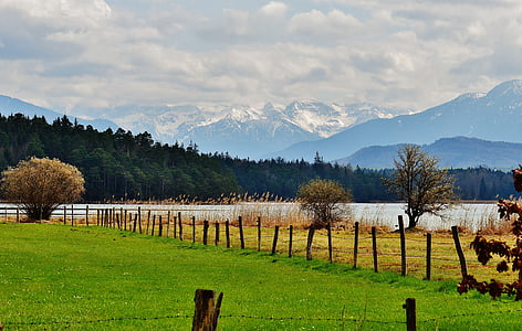 mountain ranges view from green field thumbnail