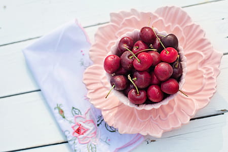 Red Fruits on White Bowl thumbnail