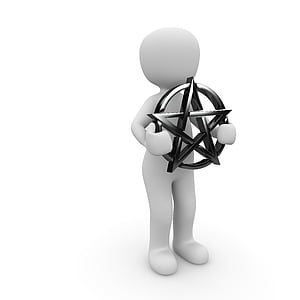 white human standing while holding star thumbnail