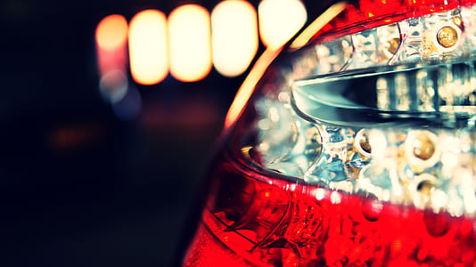 Close Up Photo of Car Tail Light thumbnail