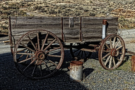 gray wooden utility trailer thumbnail