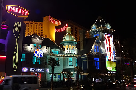 lighted high-rise buildings during night thumbnail