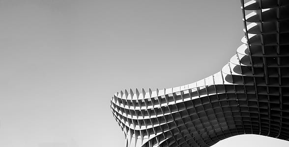 grayscale photography of building thumbnail