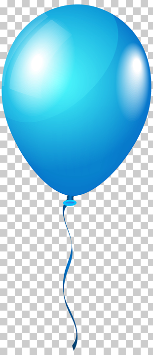 Balloon Blue , Single BlueBalloon , blue balloon artwork PNG clipart