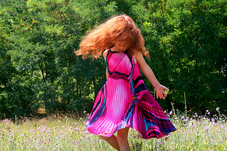 girl whipping her hair thumbnail