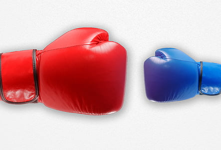 red and blue boxing gloves thumbnail